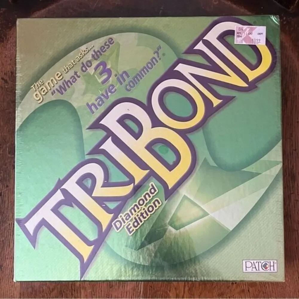 TRIBOND Board Game Diamond Edition 1998 SEALED Ages 12+ By Patch NEW vintage